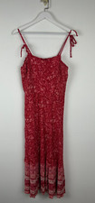 Knox Rose Dress Sundress XL Extra Large Spaghetti Straps Midi Floral Print Boho