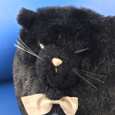 NEW 1980 RARE Vintage Dakin Black Kitty Cat Japan Artists Society