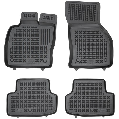 Tapis De Coffre Rezaw-Plast Pour Mazda 3 III (2013-2018) - TPE Noir, Antidérapant, Imperméable, Garanti 2 Ans