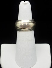 Sterling Silver Pretty Rounded Band Ring SZ 6.0 FMX531