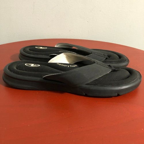 athletic works comfort flip flops