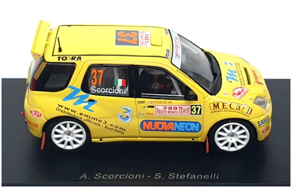 Spark escala 1/43 S0625 - Suzuki Ignis S 1600 #37 Monte Carlo Rally 2005 - amarillo Foto 4 de 4