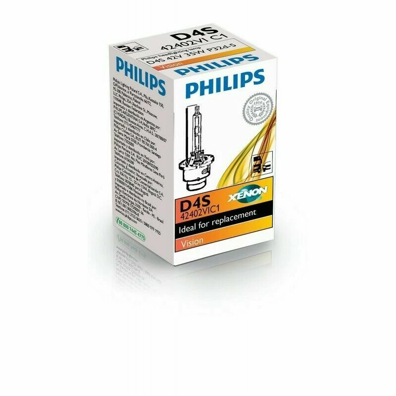 LAMPADA PHILIPS D4S 42V 35 W XENON STANDARD P32d-5 42V 35W - 42402C1 - Immagine 2 di 2