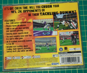 Sega Dreamcast Game: Sega Sports NFL 2K #3