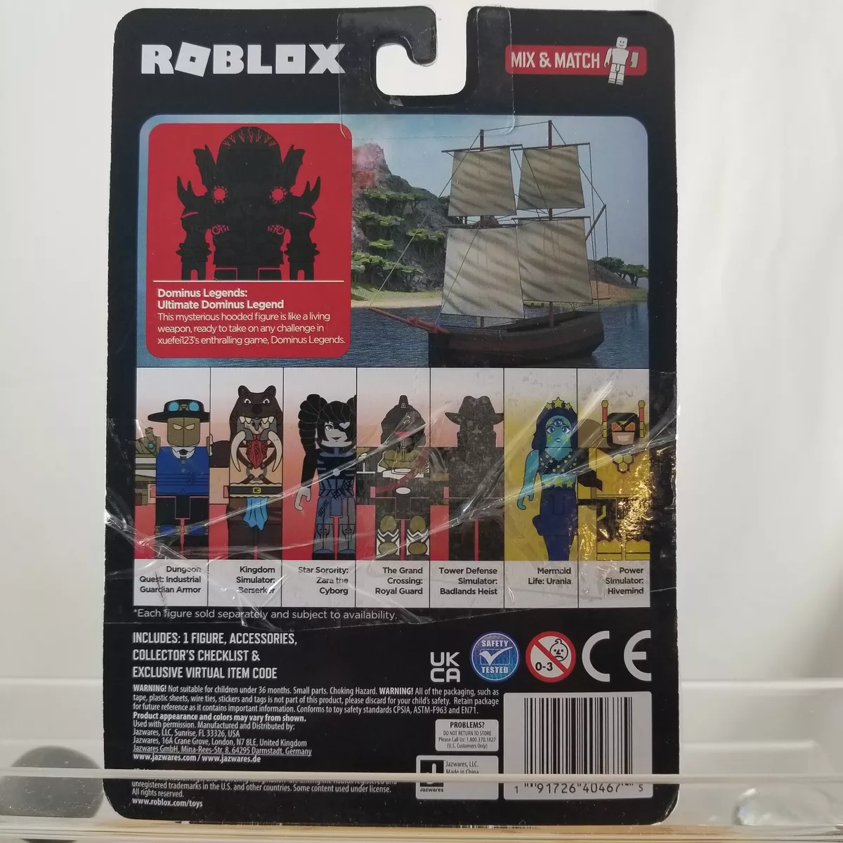 ROBLOX Dominus Legends: Ultimate Dominus Legend Figure w Exclusive Virtual  Item