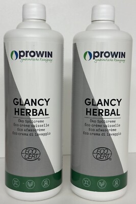 proWIN 2x GLANCY HERBAL Spülcreme 1000ml Spülmittel - Doppelpack - Sonderpreis