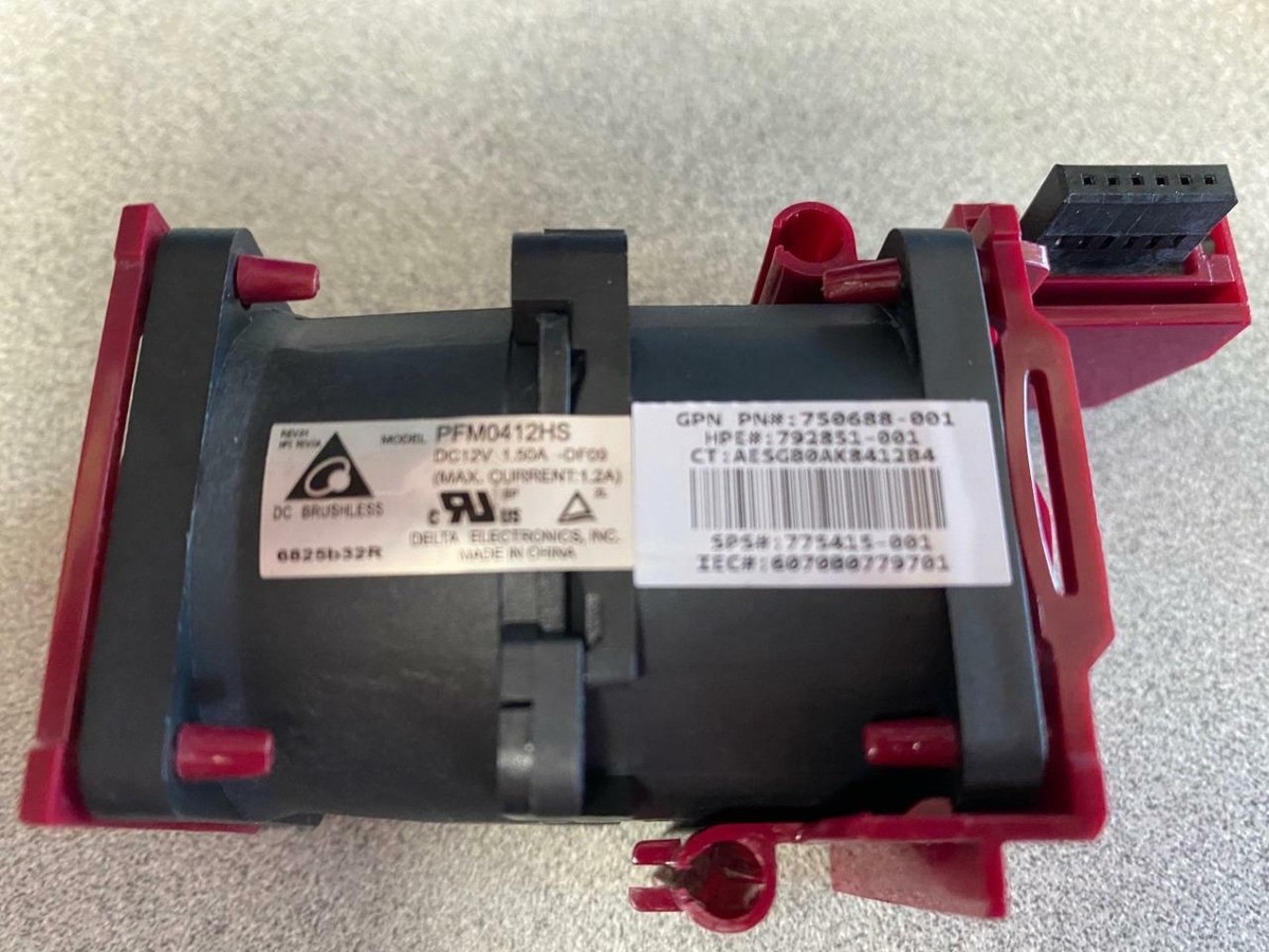 750688-001 Cooling Fan for HP Proliant DL360 G9 /PFM0412HS (Lots 