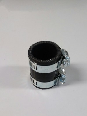 Honda ATC250R exhaust pipe clamp coupler red