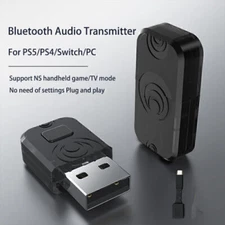 Bluetooth Wireless Audio Adapter Transmitter Receiver For PC PS5/PS4/Switch