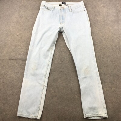 BDG Urban Outfitters Jeans Mens 31x32 Slim Light Wash Distressed Denim