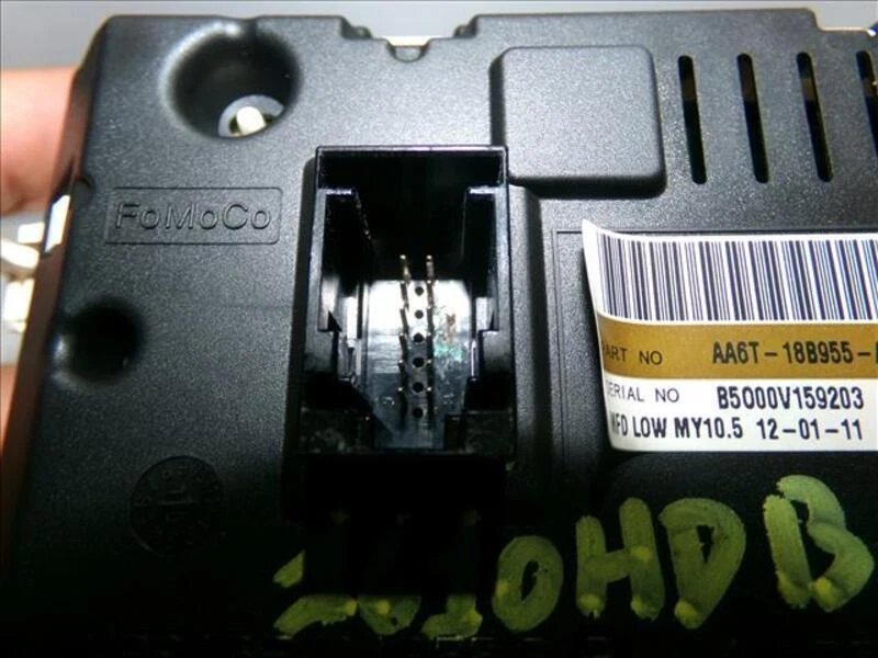 AA6T-18B955-AA central dashboard display for FORD FIESTA 1.4 TDCI 2011 90343 - image 3 of 4