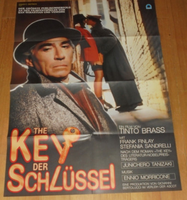 THE KEY - DER SCHLÜSSEL - Kinoplakat A1  ´83 - TINTO BRASS Stefania Sandrelli
