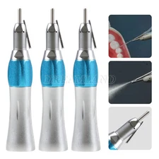 3 PCS Dental Surgical Straight Handpiece 1:1 Nose Cone External Irrigation Pipe