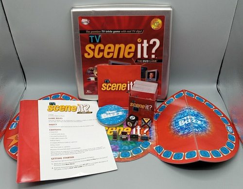 2006 Scene It? TV Trivia DVD Game by Screenlife - Complete in Collector Tin Box - Picture 2 of 15