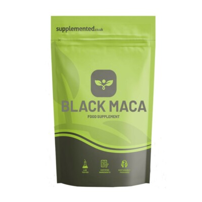 Schwarze Maca Wurzel 1000mg 90 Tabletten Vegan Peruanischer Ginseng Libido Energie Sexualtrieb