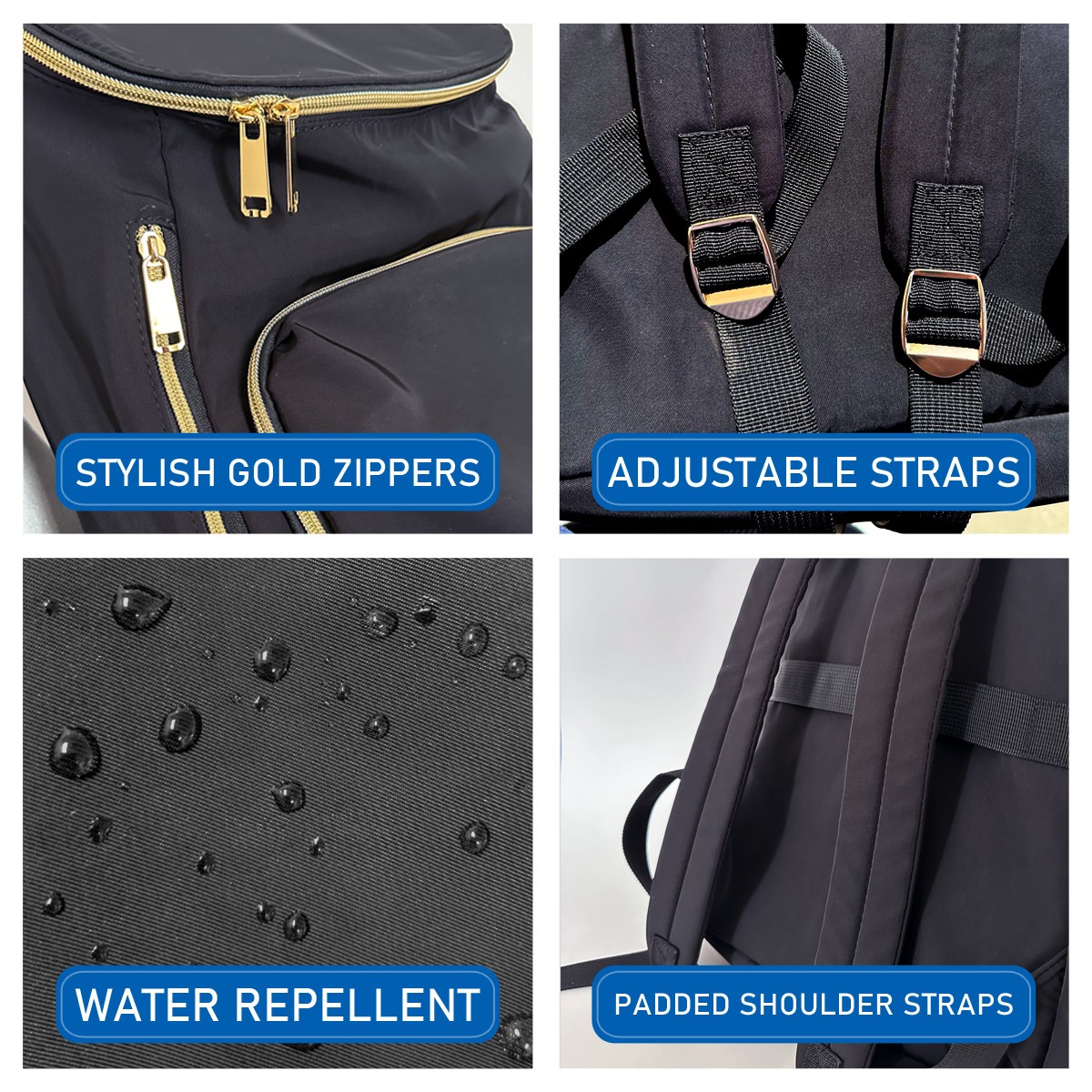 Stylish Travel Computer SUPER Nylon Backpack Luggage Passthrough Adjustable