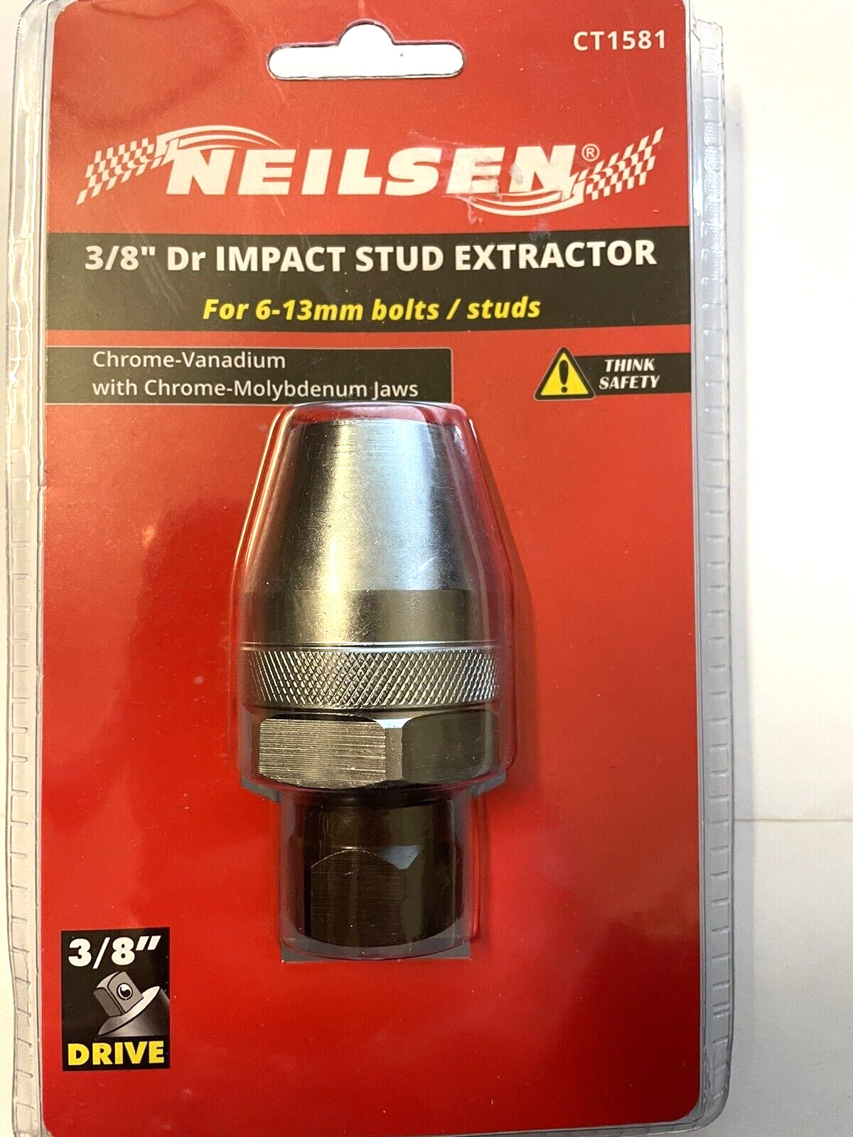 3/8"" Drive Impact Stud Extractor for 6-13mm bolts/studs CT1581