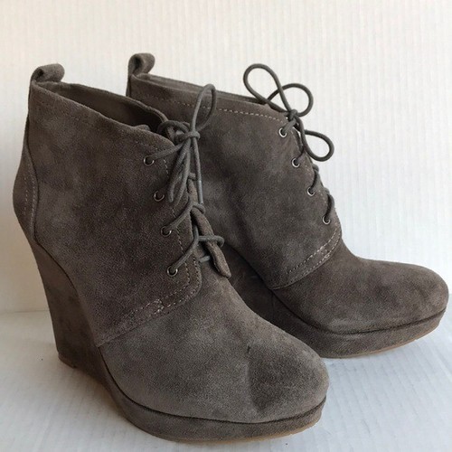 Jessica Simpson Women Catcher Suede Bootie Gray 8.5M - Picture 8 of 8