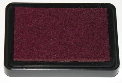 STEMPEL-GALERIE Creativ-Stempelkissen - Beste Qualität - 43725 Bordeaux Tinte ~54x75mm Kreativ