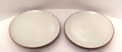 Noritake Colorwave Raspberry Two  8-3/8 Inch Salad Plates -  #8045 Excellent!