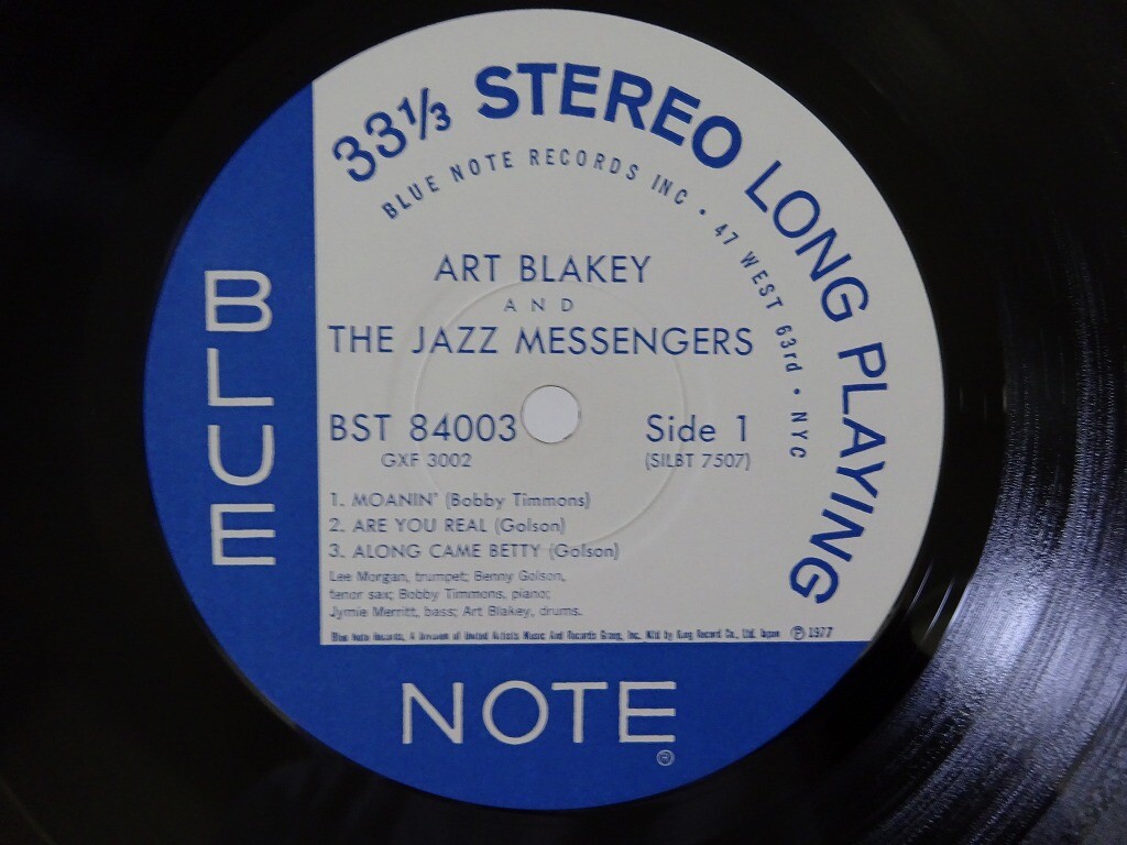 その他 LP Art Blakey &amp; Jazz Messengers Moanin GXF3002,BST84003 BLUE NOTE Japan Vinyl /00260 Art Blakey And The Jazz Messengers Moanin' Blue Note GXF