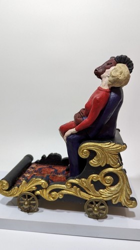 THIS IS ART! Political Sculpture of Ronald Reagan Carriage Frog w/ Nancy & Devil - Picture 18 of 22