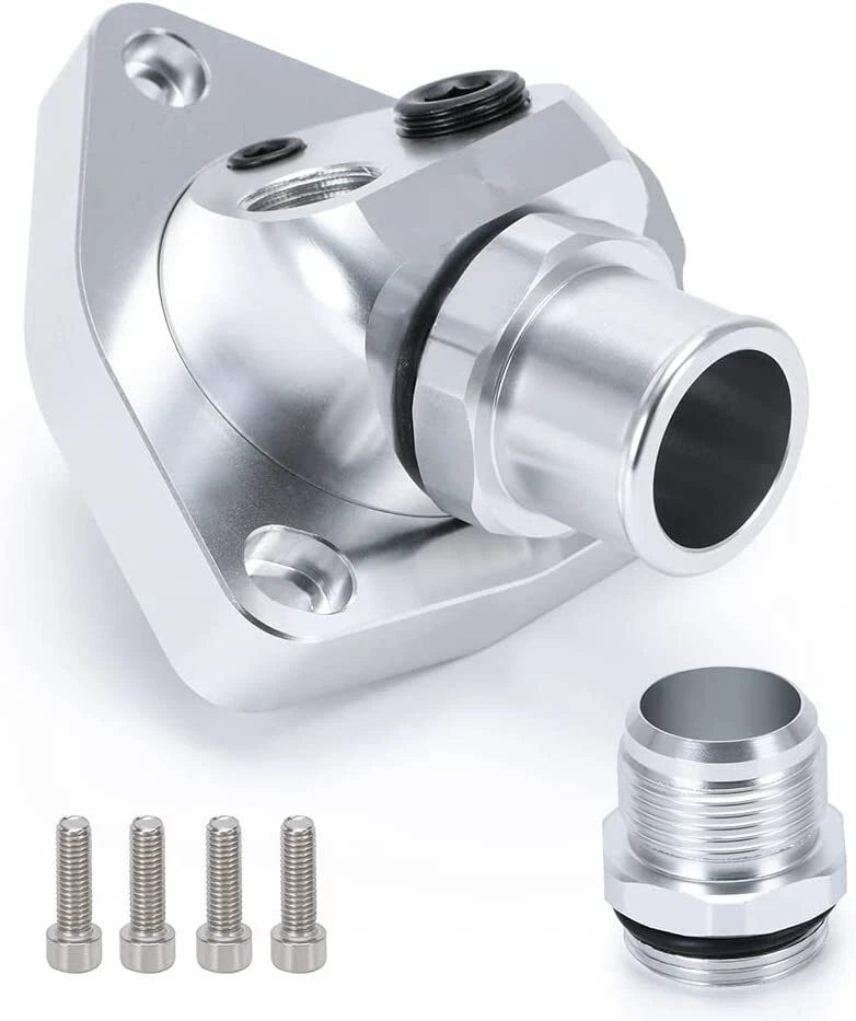 Carcasa de termostato de cuello giratorio para manguera de radiador serie k K20 K24 K-Swap Civic Foto 2 de 4