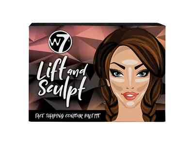 W7 Lift & Sculpt Cream Foundation Palette W7 Ultimate Cover up Foundation