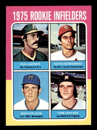 1975 Topps Mini Baseball #623 Rookie Infielders Keith Hernandez NM/MT