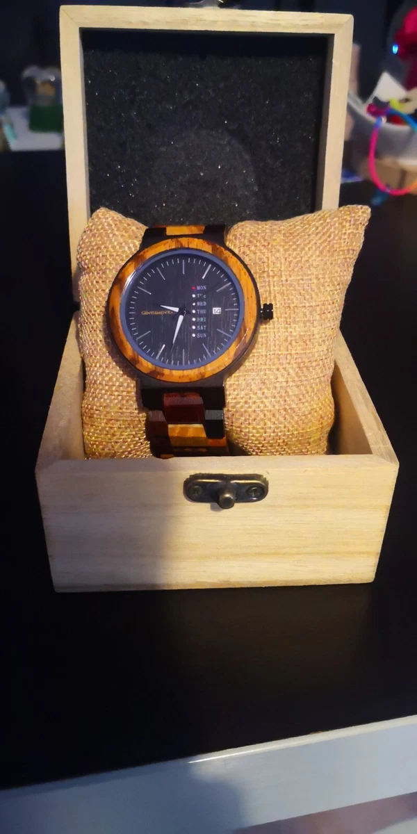 Opis UR-M3, orologi da polso da uomo in legno puro (noce) - Opis Technology