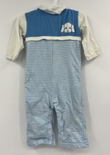 Vintage Carter  s Romper Outfit 18 Months Cotton Puppy