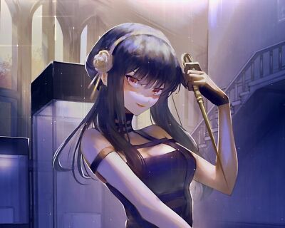 Anime Yor Forger Spy X Family Fan Art Girls  Gaming Mat Desk 34067