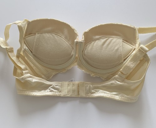 Avon Thick Padded Bra Light Yellow Colour NWT Size 34A/75A - Bild 3 von 7