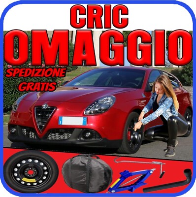 Platzsparend Notrad 18 '' Alfa Romeo Julia Quatrefoil 240Cv Wagenheber Schlüssel