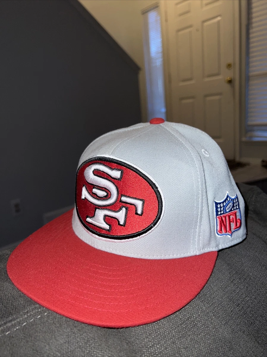 Vintage San Francisco 49ers Mitchell and ness Collection Fitted Hat Size 7  1/4