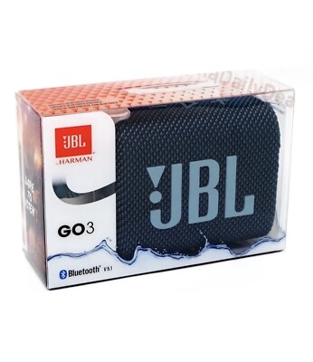 JBL Go 3 Portable Speaker System - Blue