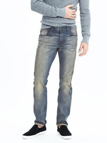 Banana Republic Japan Kaihara Selvedge Denim Men's Slim Straight