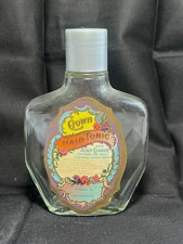 VTG Crown Hair Tonic JB Lynas Perfumers Indiana Original Label On Other Bottle