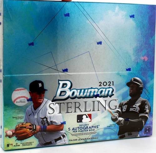 2021 BOWMAN STERLING BASEBALL HOBBY BOX BLOWOUT CARDS
