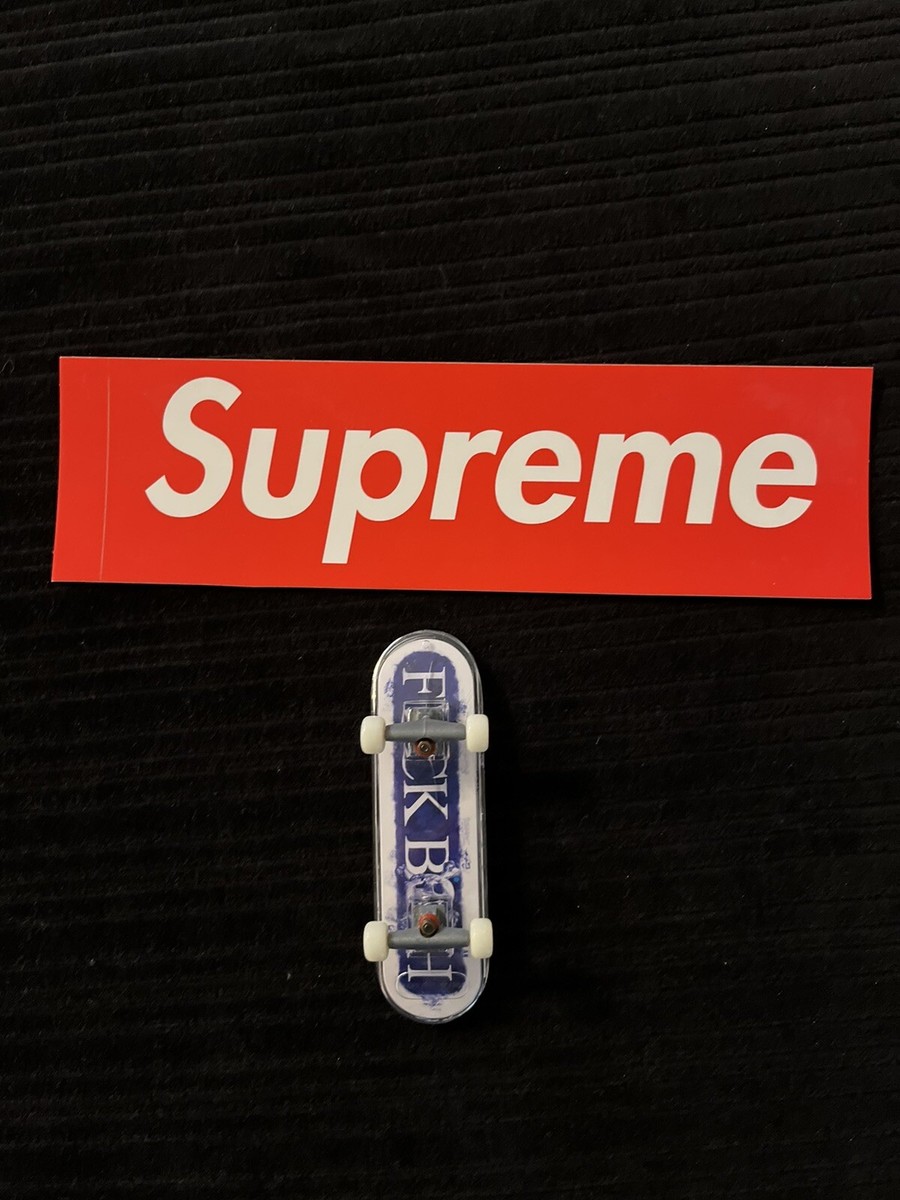 Supreme Arkitip Mini Fingerboard/Skateboard F*** Bush Supreme Arkitip Mini Fingerboard/Skateboard F*** Bush