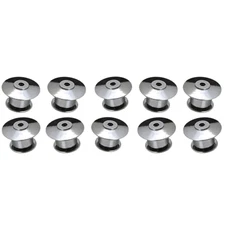 10 Silver Deluxe Safety Locking Pin Backs, Pin Keepers Locking Clasps Scouts Uni