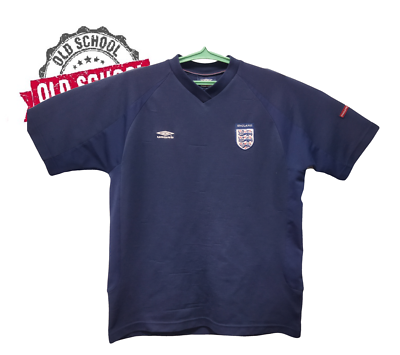 England Football Training Shirt 2002-2003 Umbro Vintage Size L | eBay