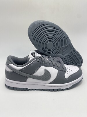 NIKE iD Dunk Low White Grey Shoes (FN0569 900) Men's Size 5