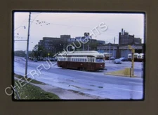 Original '69 Kodachrome Slide TTC Toronto Transit 4628 PCC Trolley action  34Q26