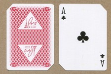 PARIS CASINO LAS VEGAS, Lucky, Ace of Clubs, Vintage SWAP PLAYING CARD