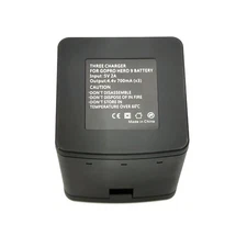 3 Way LED Indicate Battery Charger Charging Box Cable For GoPro Hero 9 Black Cam