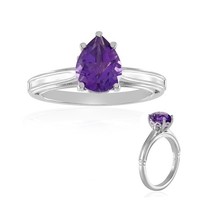 Cavill Amethyst Ring 1,355Ct Tropfenschliff 925 Silber Damen Lila- Echtschmuck