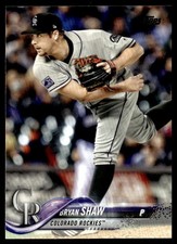 2018 Topps Bryan Shaw Colorado Rockies #363