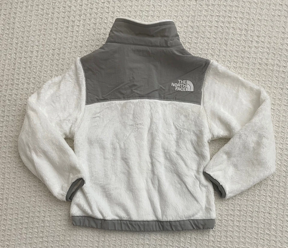 Куртка на молнии The North Face Girl Glacier Thermal из флиса - белая - XXS 5 - Изображение 3 из 4