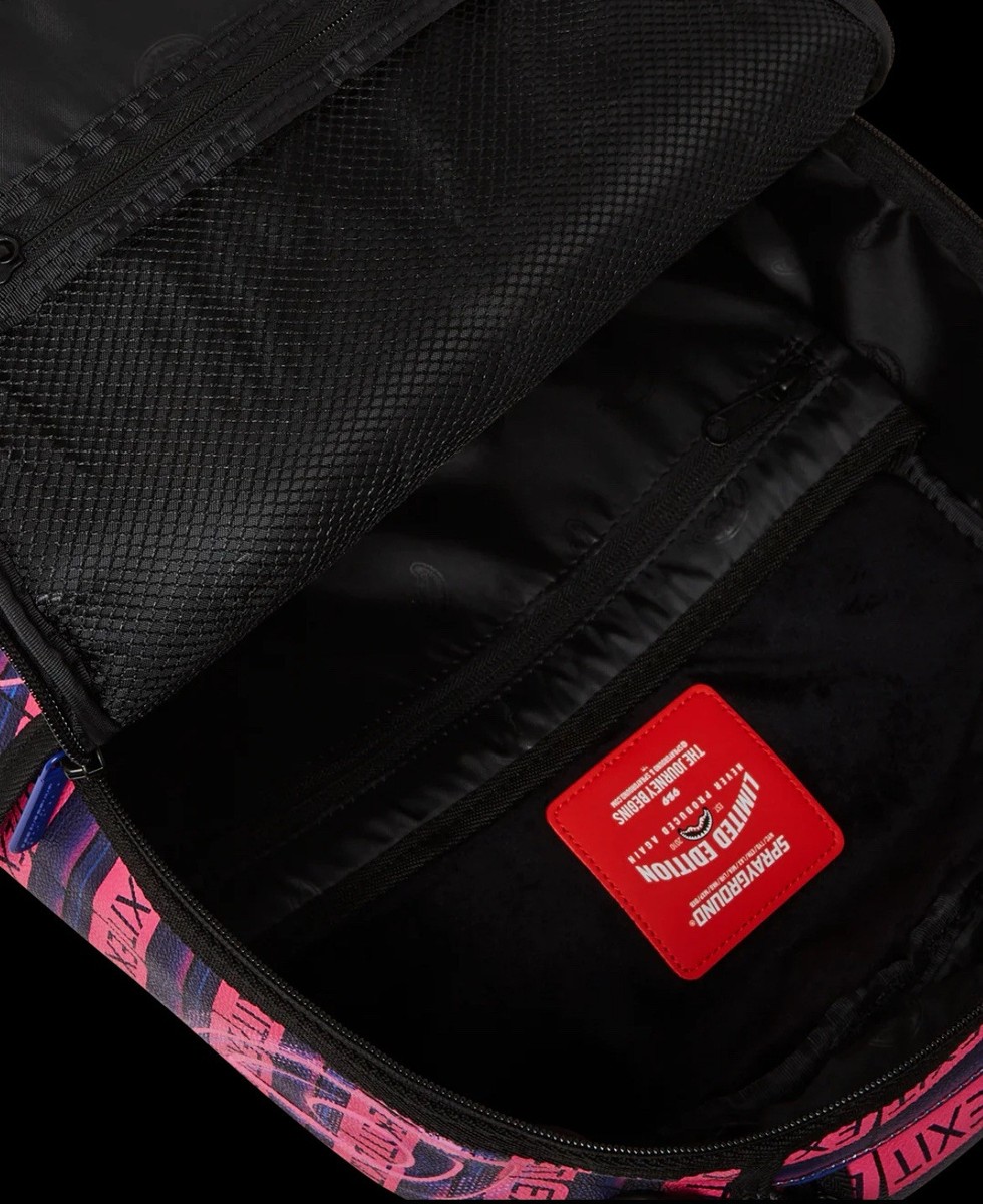 NEW SPRAYGROUND EXIT ART PINK EDITION BACKPACK BAG PINK